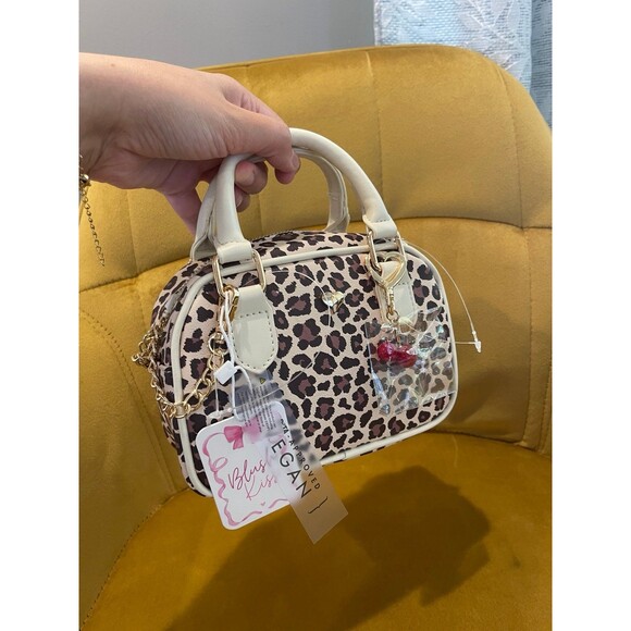 BLUSH KISS Leopard Crossbody - Picture 5 of 12